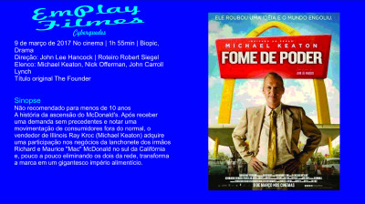 Fome de Poder (2017) # (História do McDonald´s)
