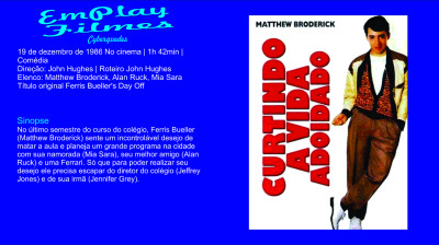 Curtindo a Vida Adoidado (1986) # ComédiaRomantica # Filme Completo Dublado