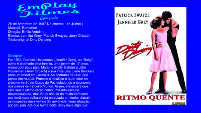 Dirty Dancing - Ritmo Quente (1987) # Dança Romance