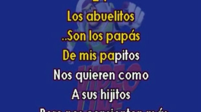Karaoke: Los Papás de Mis Papitos (Los Abuelitos) - Topo Gigio (Video Line DVD Pirata)