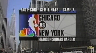 NBC Sports | NBA On NBC: 1994 NBA Playoffs: Eastern Conference Semifinals: Game 7: Chicago Bulls vs. New York Knicks - May 22, 1994