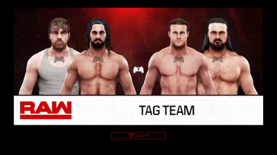 Seth Rollins & Dean Ambrose vs Dolph Ziggler & Drew McIntyre (WWE 2K19)