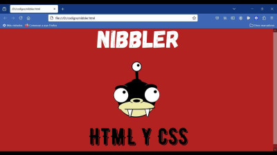 Cómo crear a NIBBLER con HTML y CSS - Web development